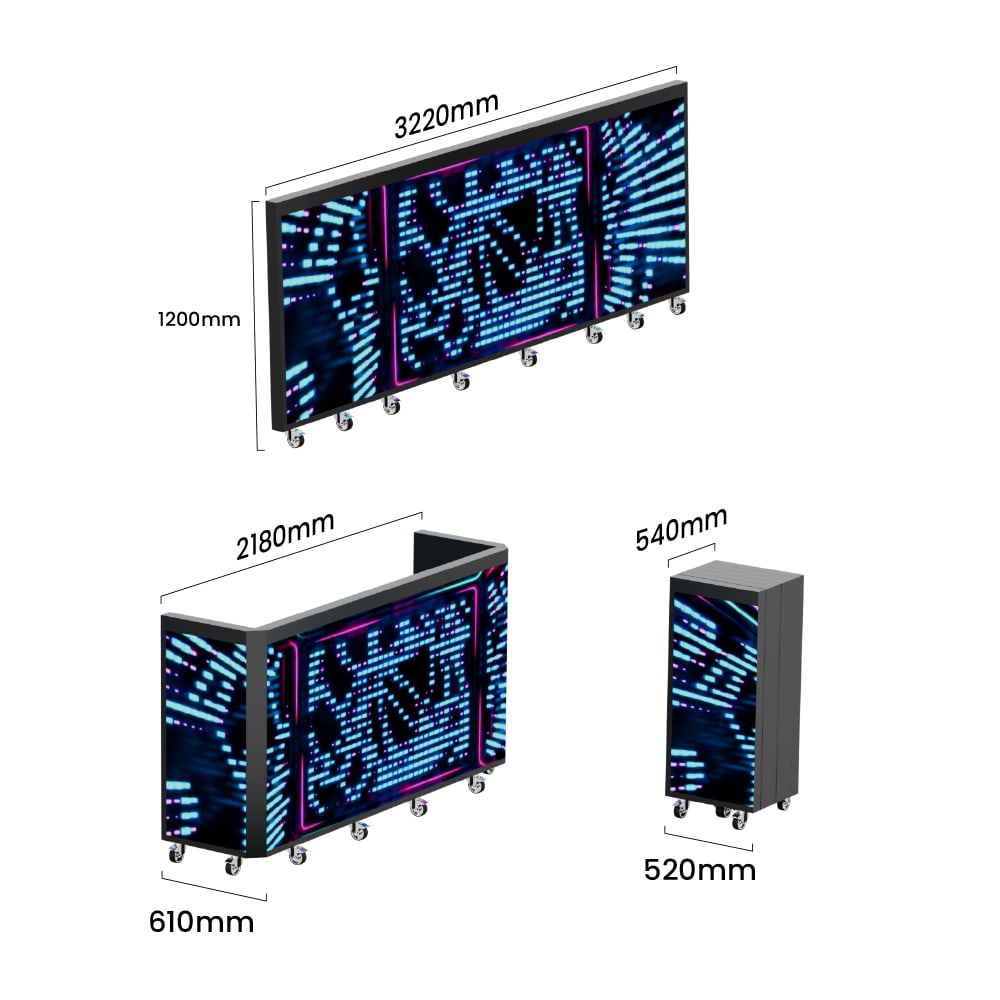 1. Six-Fold Led DJ Booth (2) 1. Six-Fold Led DJ Booth (2)