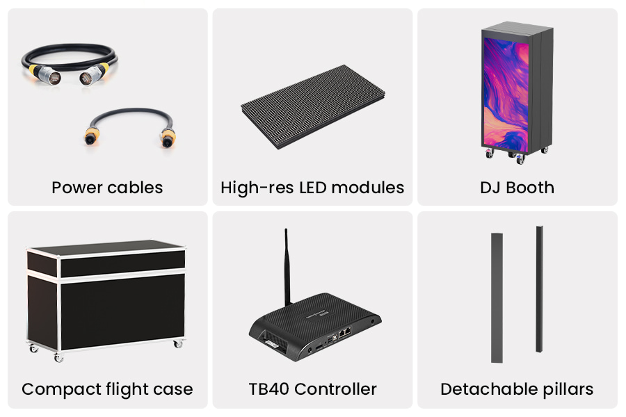 1. Six-Fold Led DJ Booth (9) 1. Six-Fold Led DJ Booth (9)