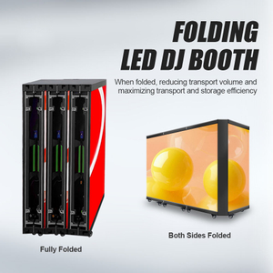 Six-Fold Led DJ Booth